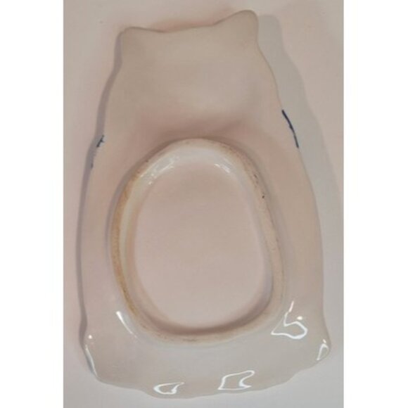 Cat With Blue Bandana Spoon Rest Cooks Club Vintage 90s - Picture 3 of 9